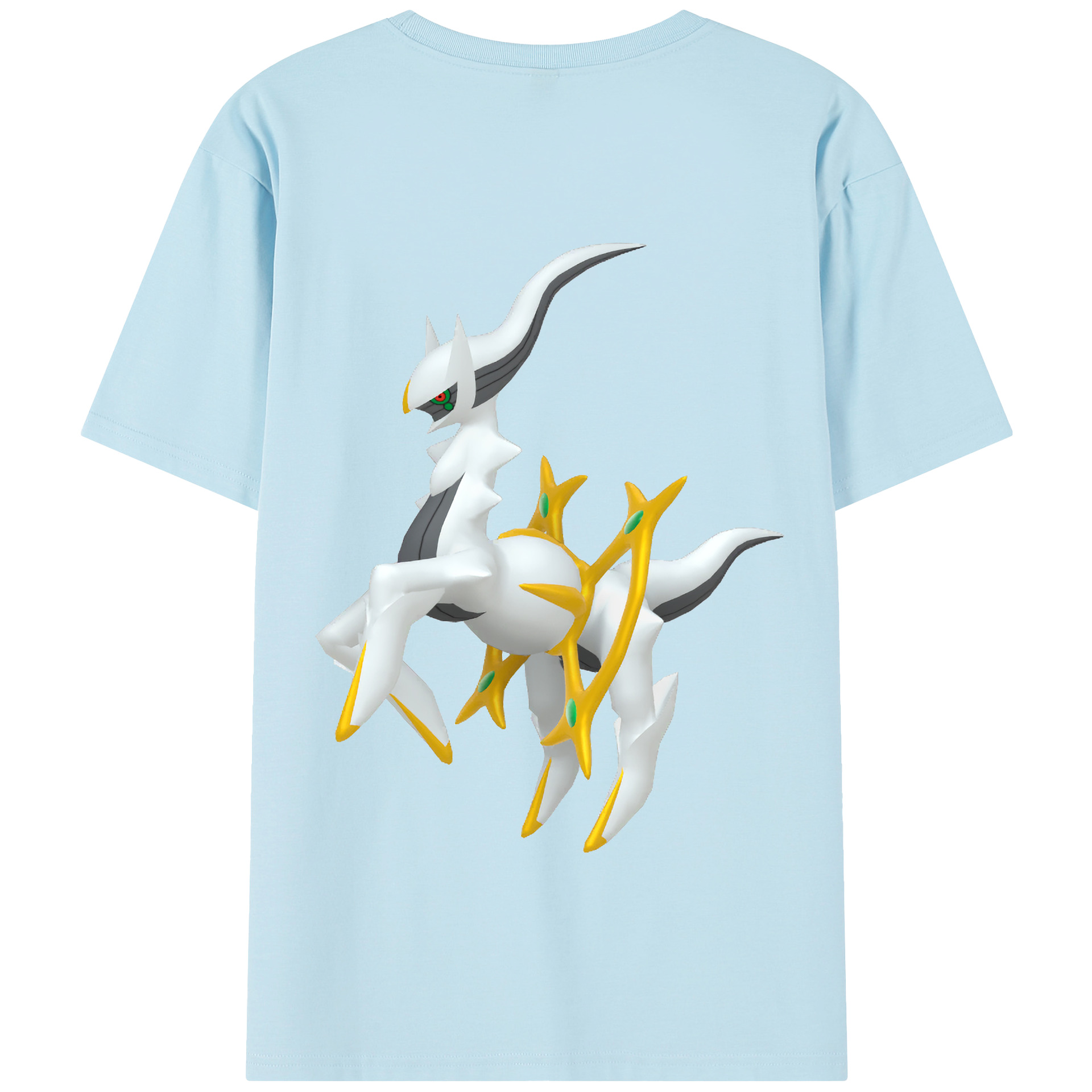 （画像用） ポケットモンスター Pokémon 綿100％半袖Tシャツ（背面プリント）